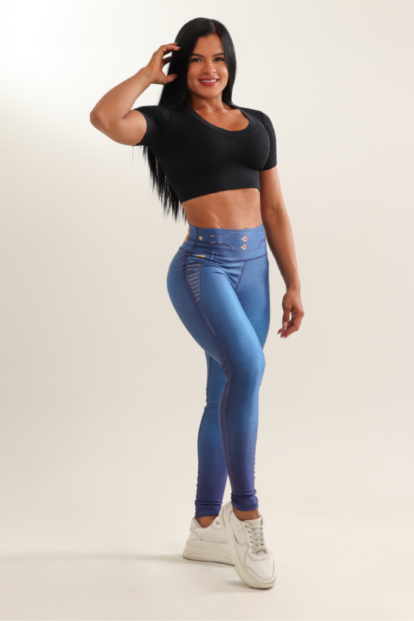 Leggins Sublimado Jeans - Imagen 2